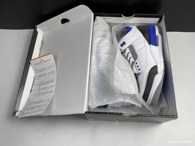 Cheap 3 Jordan Blue Racer CT8532-145 Air 0728